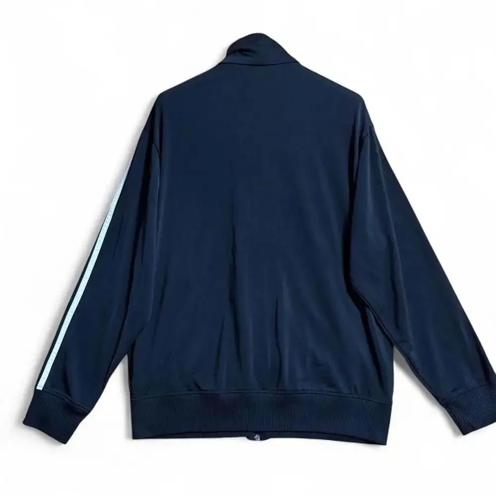 Vintage Adidas Originals Firebird Track Jacket Black White Trefoil